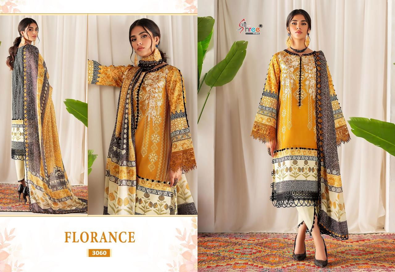 Florance By Shree 3055 To 3061 Pakistani Suits Catalog